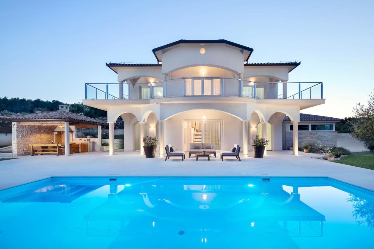 Luxury Panorama Vila With Amazing Seaview In Gondolici 7 Km From Rabac Labin  Dış mekan fotoğraf