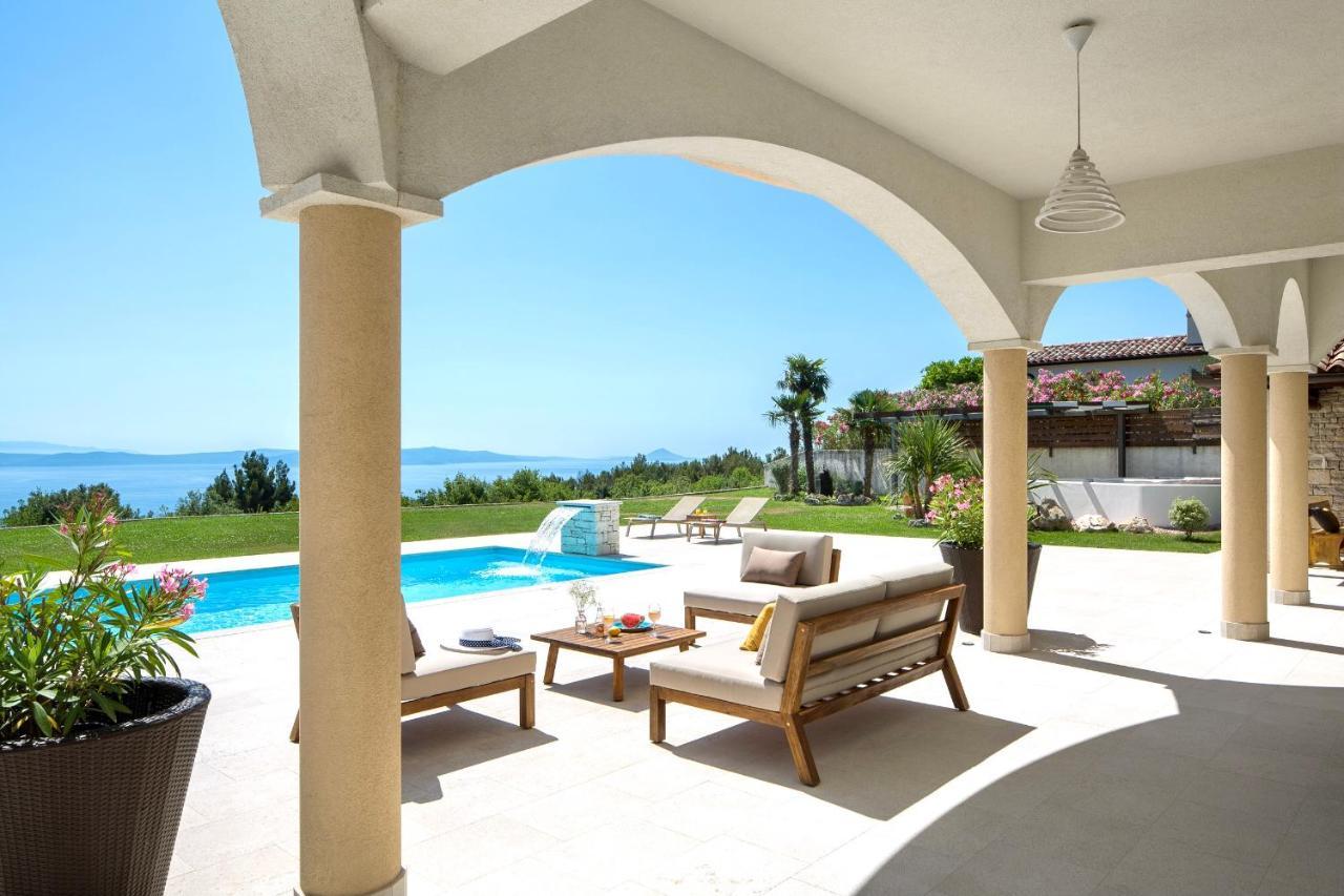 Luxury Panorama Vila With Amazing Seaview In Gondolici 7 Km From Rabac Labin  Dış mekan fotoğraf