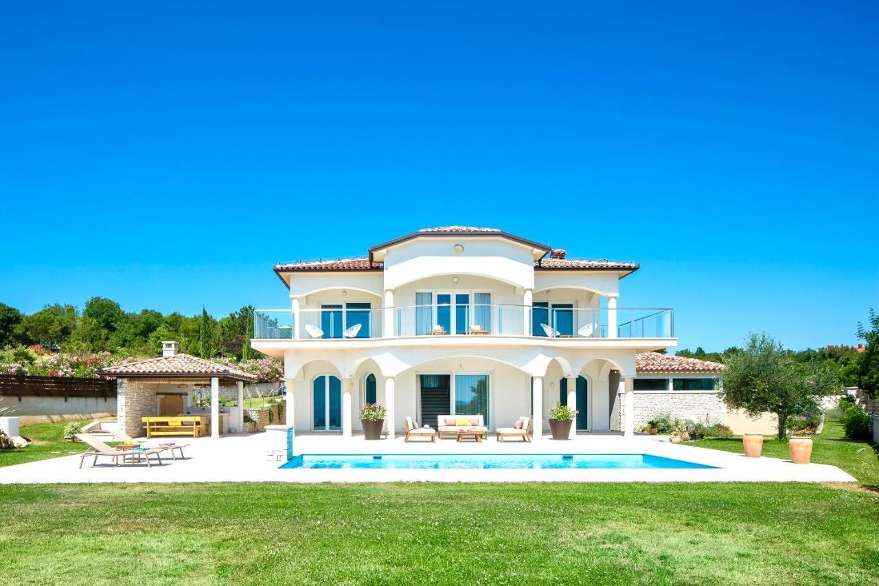 Luxury Panorama Vila With Amazing Seaview In Gondolici 7 Km From Rabac Labin  Dış mekan fotoğraf