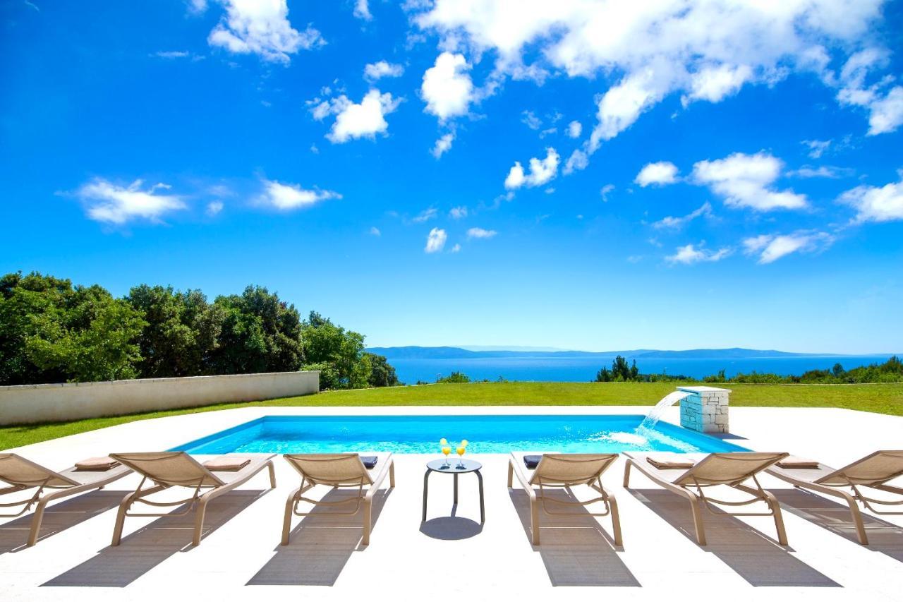 Luxury Panorama Vila With Amazing Seaview In Gondolici 7 Km From Rabac Labin  Dış mekan fotoğraf