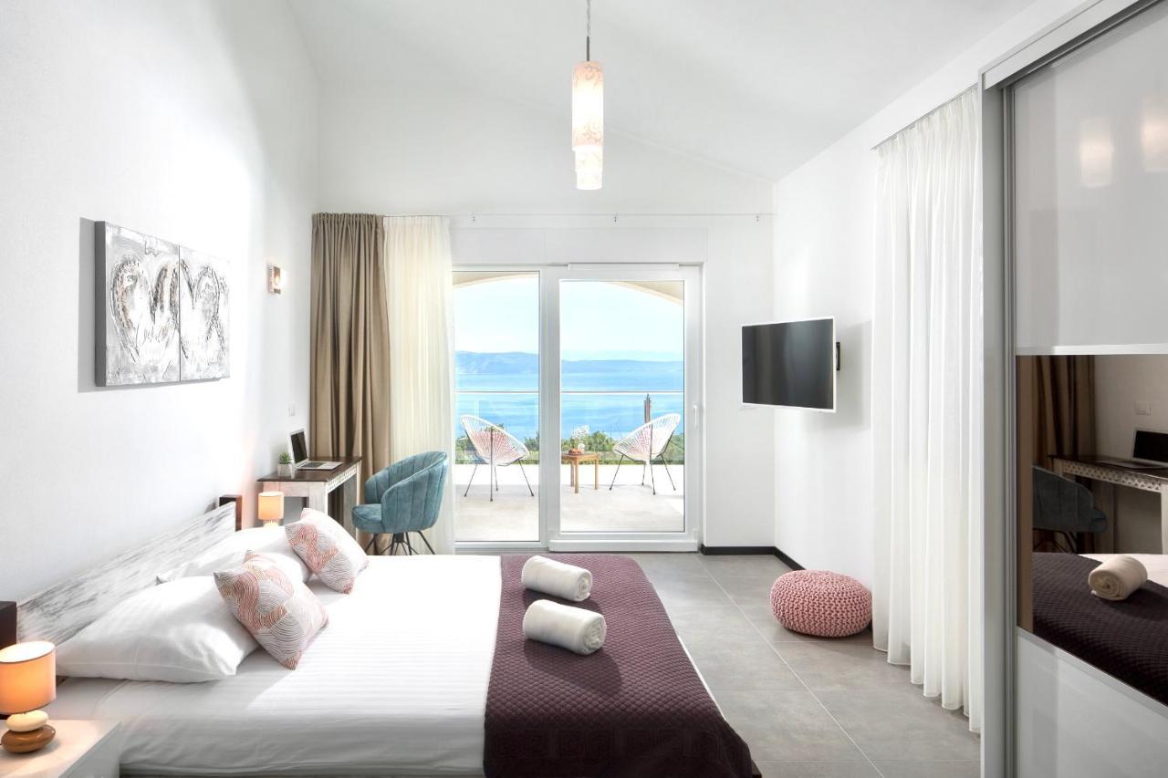 Luxury Panorama Vila With Amazing Seaview In Gondolici 7 Km From Rabac Labin  Dış mekan fotoğraf