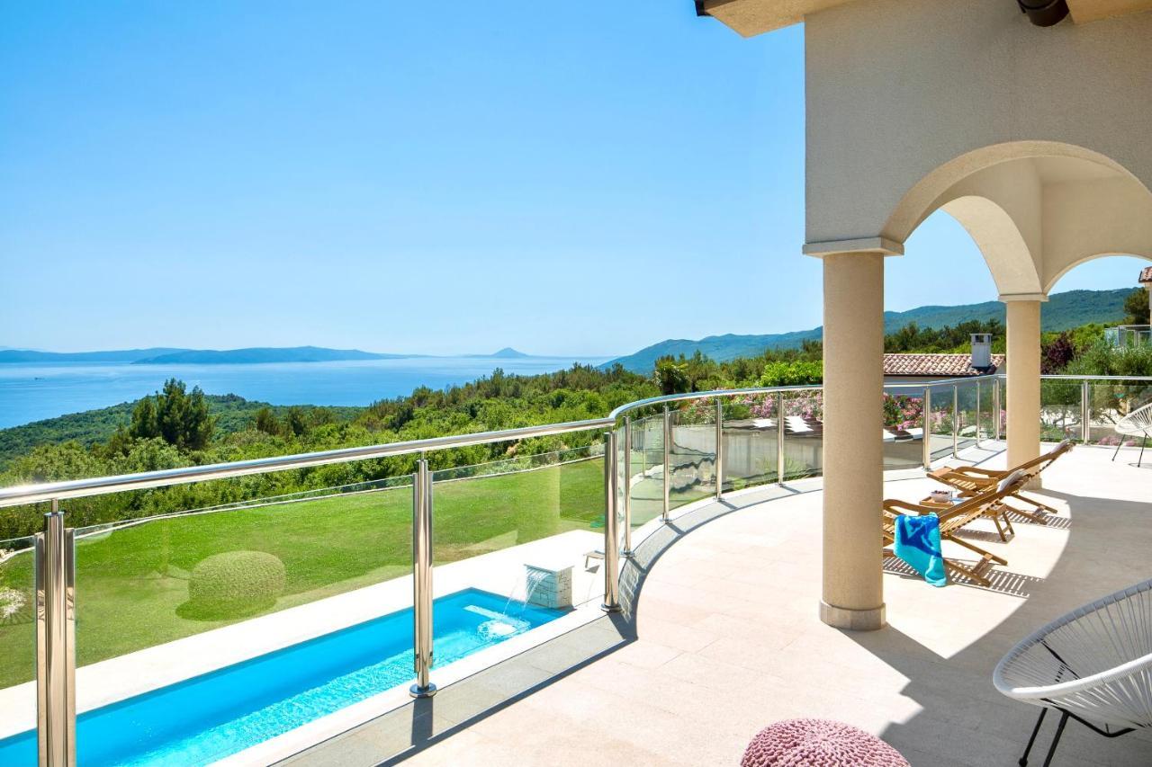 Luxury Panorama Vila With Amazing Seaview In Gondolici 7 Km From Rabac Labin  Dış mekan fotoğraf