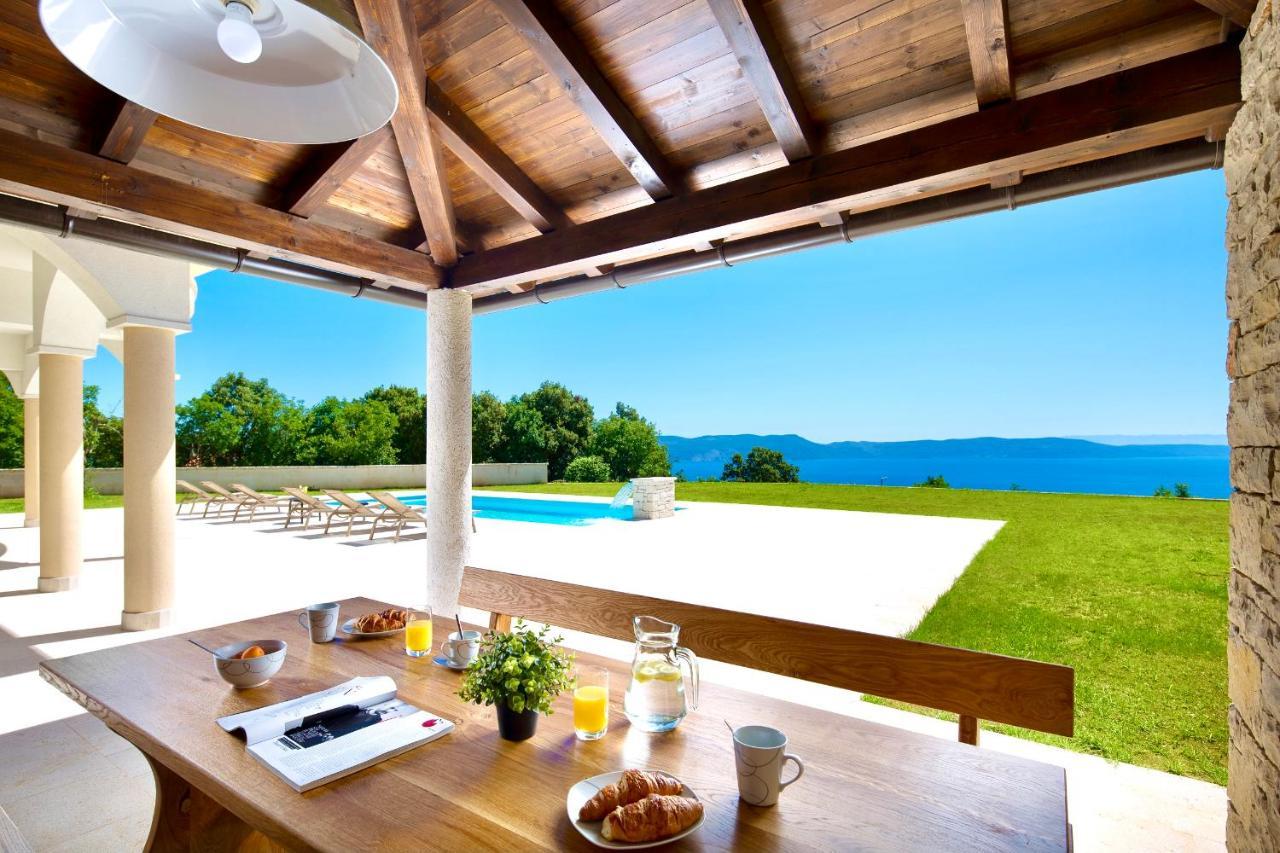 Luxury Panorama Vila With Amazing Seaview In Gondolici 7 Km From Rabac Labin  Dış mekan fotoğraf