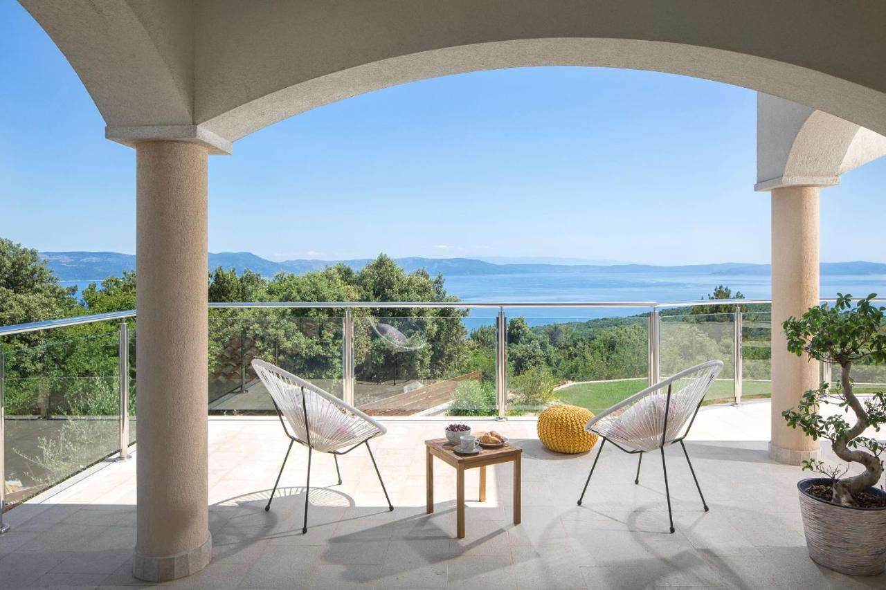 Luxury Panorama Vila With Amazing Seaview In Gondolici 7 Km From Rabac Labin  Dış mekan fotoğraf